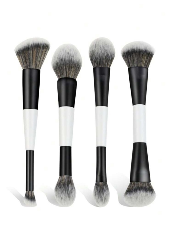 4pcs Double Ended Makeup Brushes 