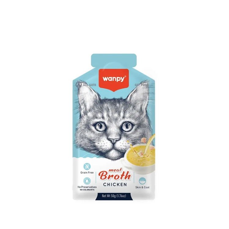 وانبي - مرق اللحم بالدجاج للقطط