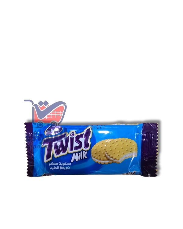 تويست بسكويت حليب 2قطعة*24