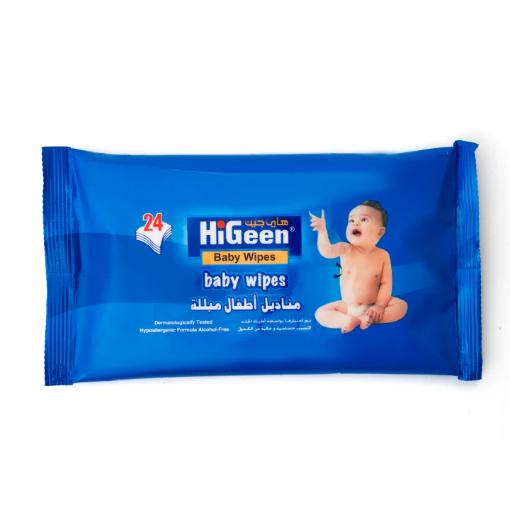 هاي جين مناديل مبللة خالي من كحول