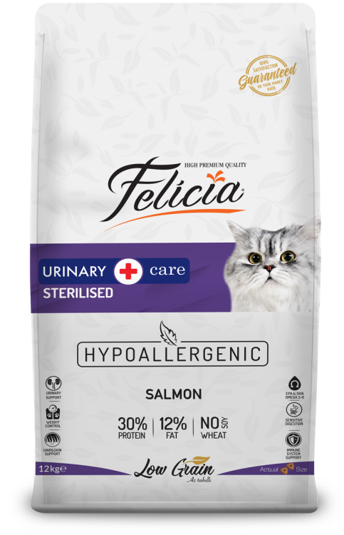 فيليسيا يورينري للقطط المعقمة سلمون