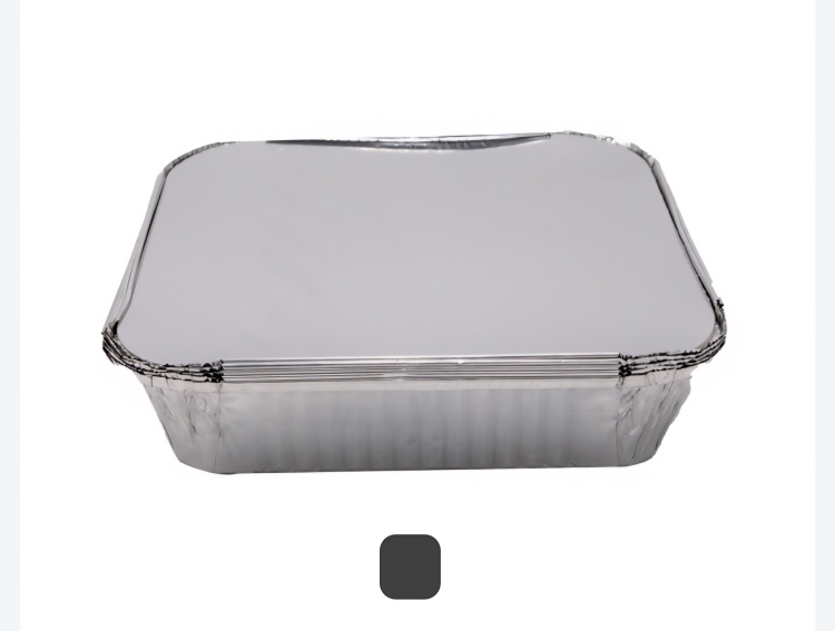 علب قصدير وجبات طعام 22×17 سم مع غطاء