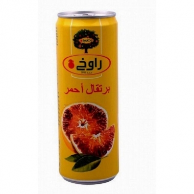 راوتش عصير برتقال احمر 355 مل