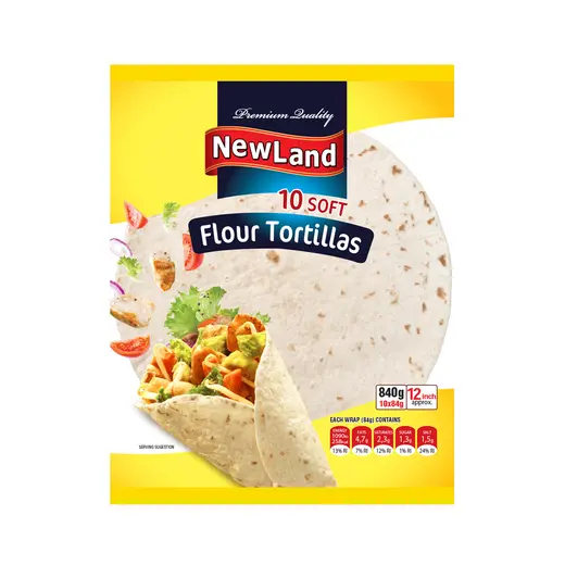 نيولاند خبز التورتيلا 12 قطعة