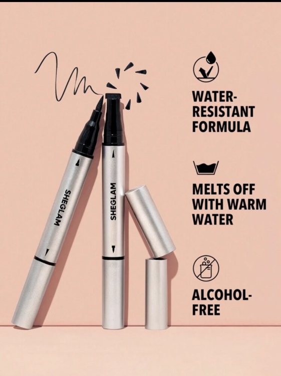 SHEGLAM Wing It Waterproof Liner Duo - Black