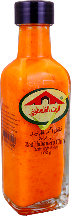 فلفل احمر هابانيرو بزيت الزيتون