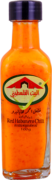 فلفل احمر هابانيرو بزيت الزيتون