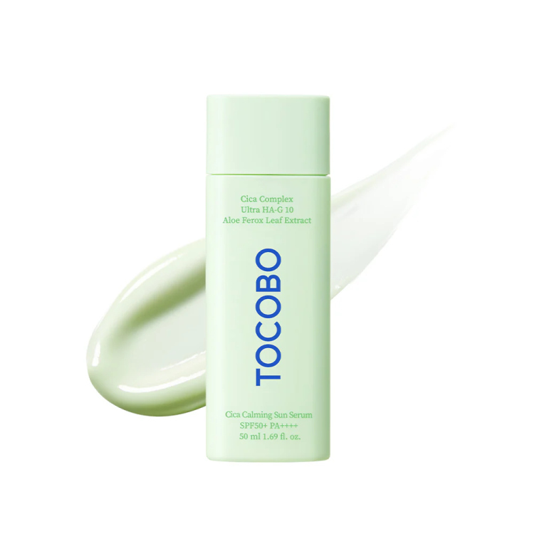 Tocobo  Cica Cooling Sun serum Spf50+ Pa++++ واقي شمس توكبو المهدئ والمبرد للبشرة