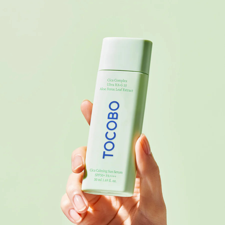 Tocobo  Cica Cooling Sun serum Spf50+ Pa++++ واقي شمس توكبو المهدئ والمبرد للبشرة