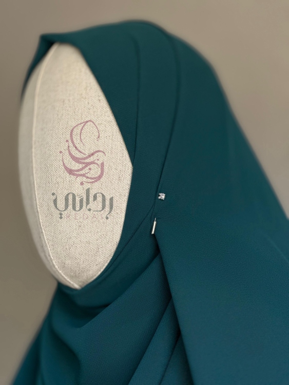 نقاب ماليزي قطعتين - مقاس 200*100 - شيفون طبي سعودي