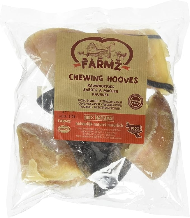  Duvo Farmz Chewing Hooves Dog Snack 6-Pieces