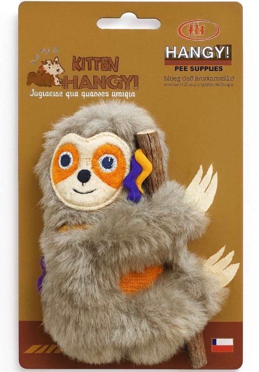 Cute monkey toy for playful cats