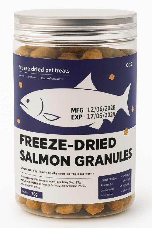 Freeze - Dried Salmon Granules 