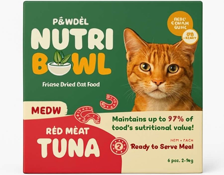 Nutri Bowl Freeze - Dried Cat Food With Tuna 