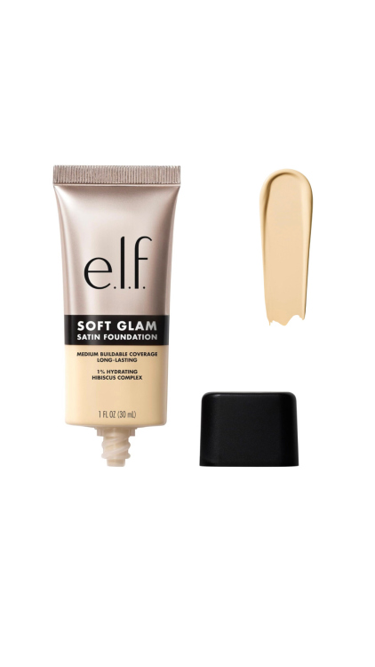 elf soft glam foundation فاونديشن ايلف ساتان فينيش 