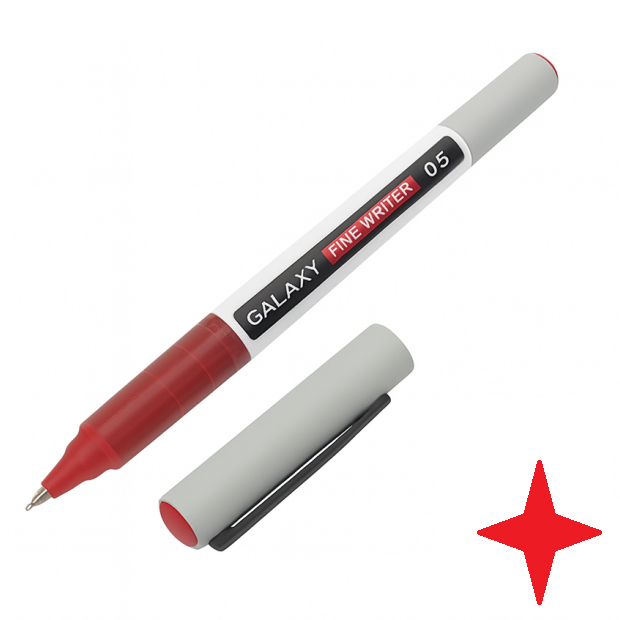 قلم حبر سائل احمر 0.5