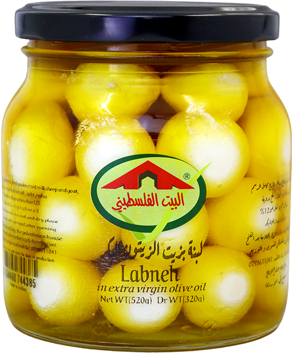 لبنة  بزيت الزيتون البكر