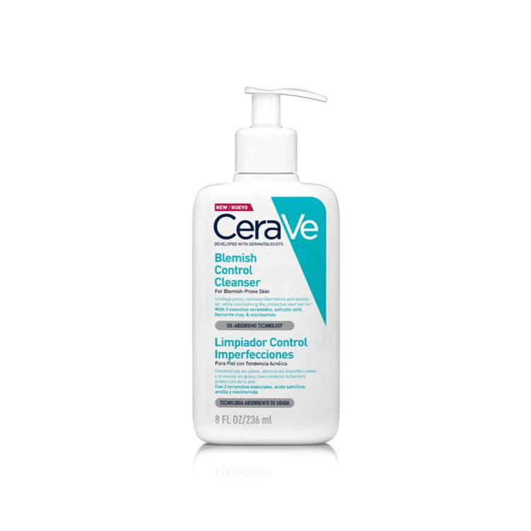 CERAVE BLEMISH CONTROL CLEANSER 236ML غسول مقاوم للحبوب بالسالسليك اسيد 2%  