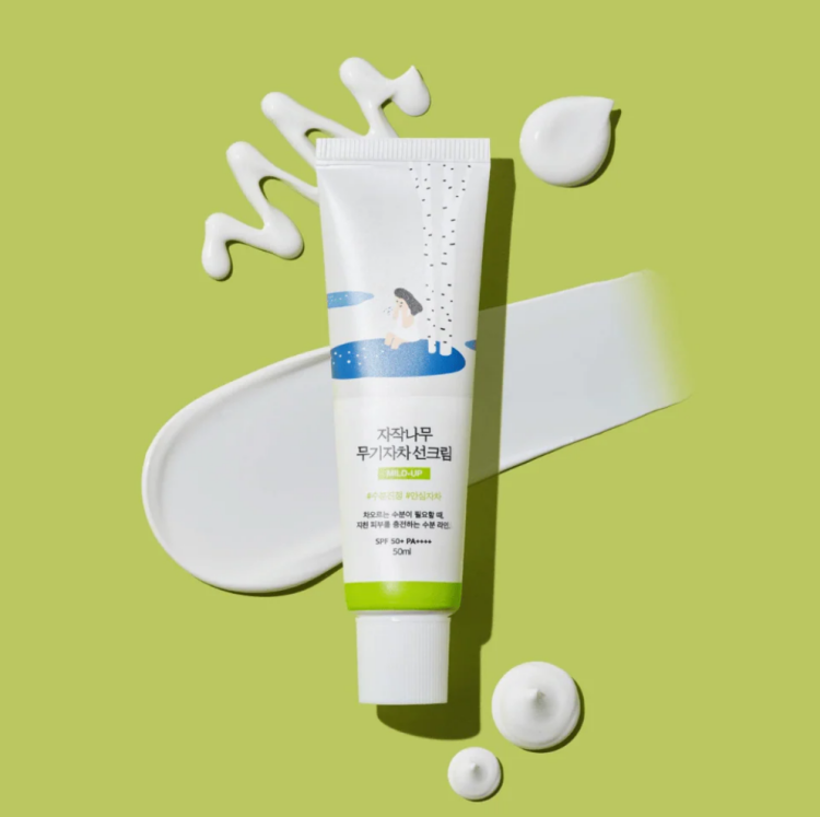 ROUND LAB, Birch Juice Moisturizing Mild Up Sunscreen