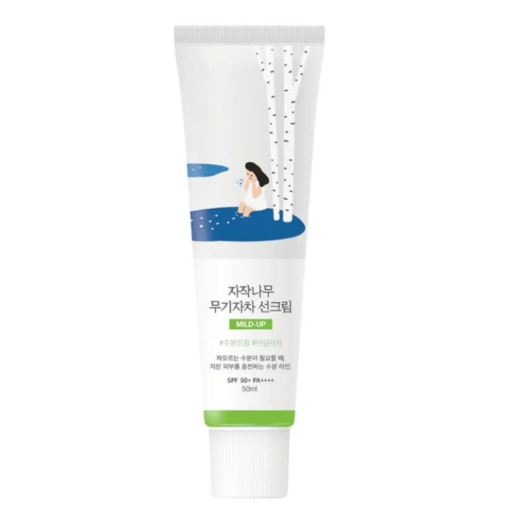 ROUND LAB, Birch Juice Moisturizing Mild Up Sunscreen