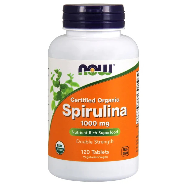 Now Foods Solutions, Spirulina 1000mg 