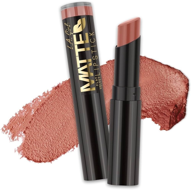 L.A. Girl, Matte Flat Velvet Lipstick, Snuggle, 0.10 oz (3 g)