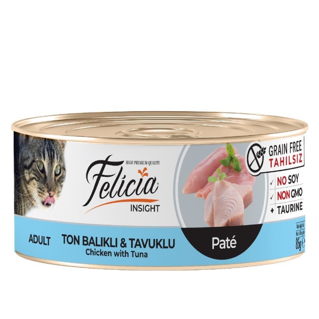 Felicia Adult wet food with chicken and tuna (Pate)