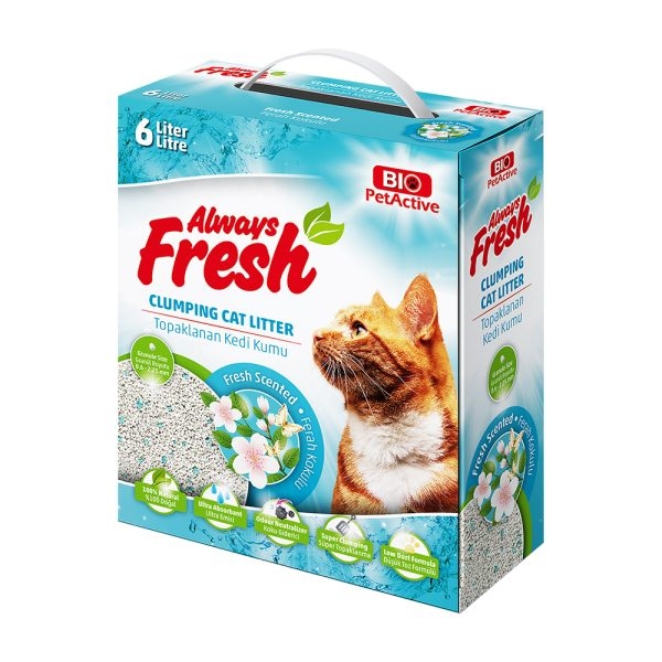 BIO PETACTIVE ALWAYS FRESH ACTIVATED CAT LITTER 18 LITERS
