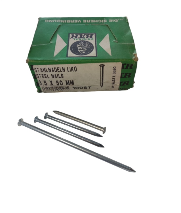 مسمار فولاد الماني ابيض