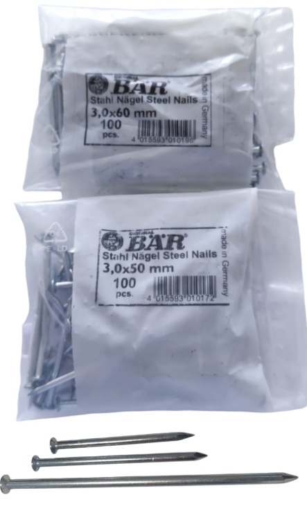 مسمار فولاد الماني ابيض