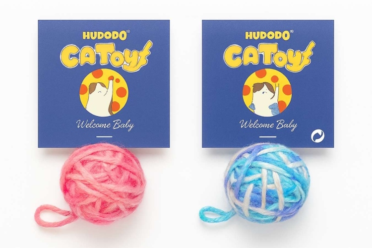 Wool ball cat toy