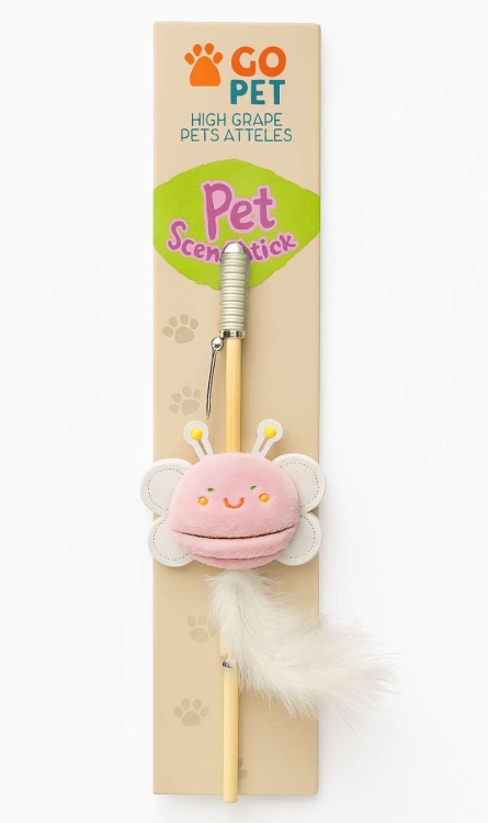Bee cat toy