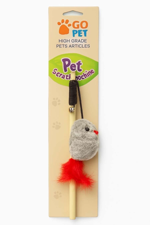 Squeaky mouse cat toy