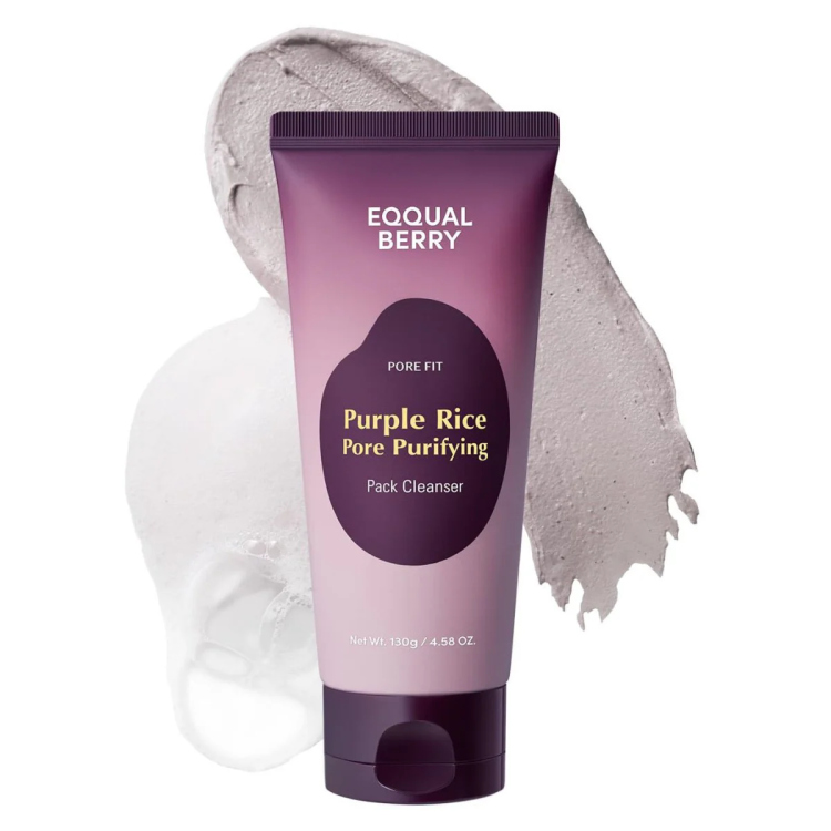 EQQUALBERRY - Purple Rice Pore Purifying Pack Cleanser إيكوالبيري - منظف المسام من الأرز الأرجواني