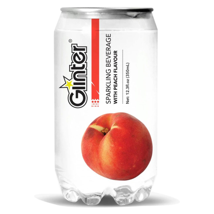 جلينتر مياه غازية نكهة خوخ 330مل