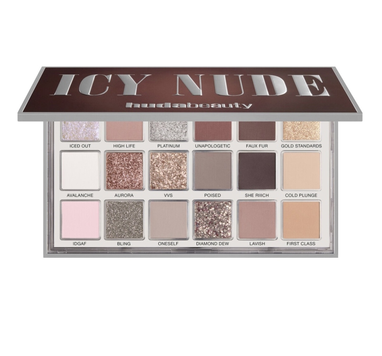 Huda Beauty Icy Nude Eyeshadow Palette 