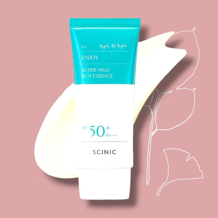 SCINIC Enjoy Super Mild Sun Essence  واقي شمس كيميائي نباتي