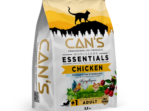 CAN'S DRY FOOD chicken 2.500 kg