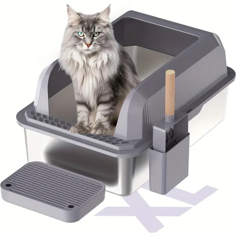 Stainless steel litter box jz-333