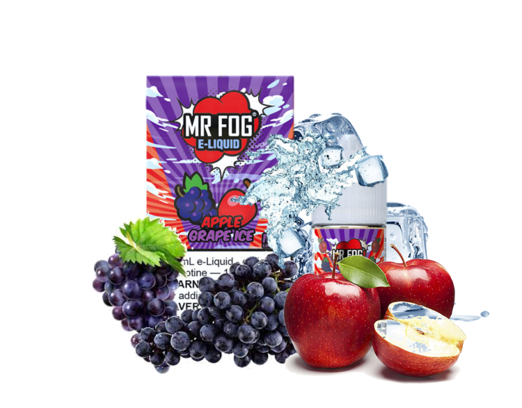 Mr. Fog Apple Grape Ice, SaltNic,  Vape Juice  -  10ml, 20mg Nicotine 