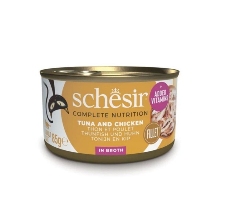 Schesir Complete Nutrition Tuna & Chicken In Broth