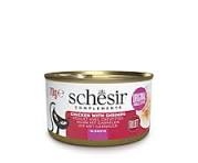 Schesir Complements Cat Chicken with shrimps in Broth 