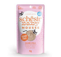Schesir Baby Mousse Salmon & Chicken Kitten Wet Food 