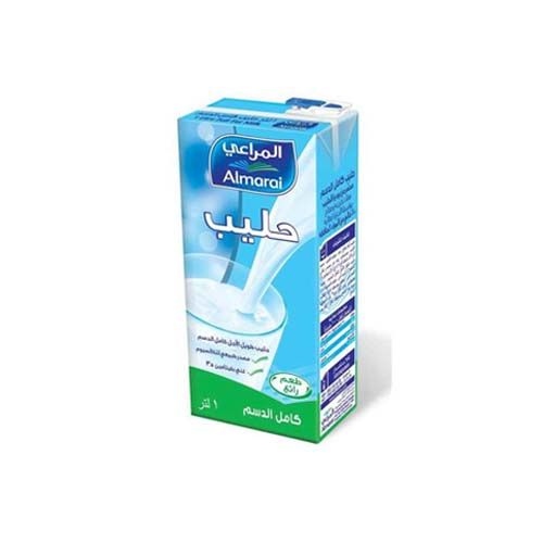حليب المراعي كامل الدسم 1 لتر