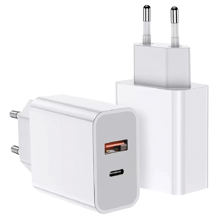 شاحن موبايل 3 امبير20 واط USB 1،Type-C