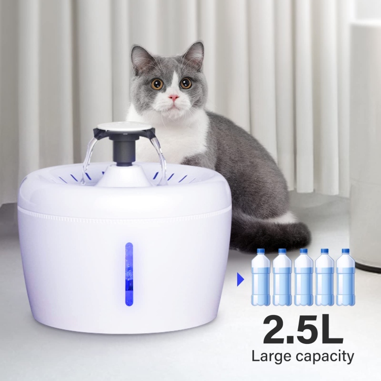 نافورة ماء للقطط عالي الجودة سعة 2.5L