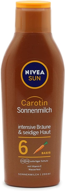 لوشن تسمير Nivea sun carotin 