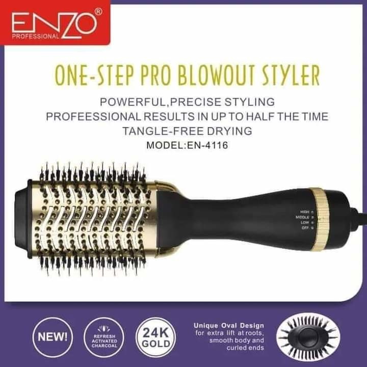 فرشاة حرارية انزو ENZO ONE STEP PRO BLOWOUT STYLER