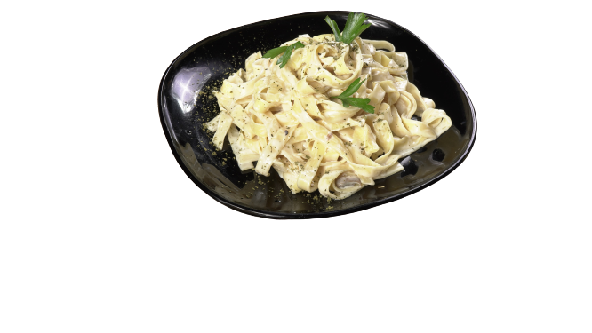 فوتشيني مع دجاج 