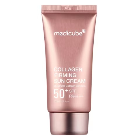 Medicube collagen firming sun cream كريم حماية وعناية للبشرة في خطوة واحدة! 